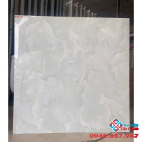 Gạch lát nền 80x80 siêu bóng xanh ngọc