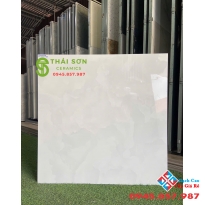 Gạch lát nền 80x80 takao bóng kiếng màu xám xanh cao cấp
