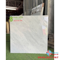 Gạch Takao bóng kính 80x80 lát nền màu xám vân đá
