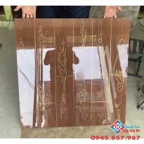 Gạch lát nền vân gỗ 80x80 khắc kim cao cấp