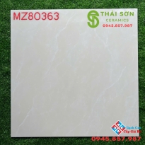 Gạch lát nền màu kem vàng 80x80 vicenza bóng kiếng  