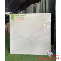 Gạch 120x120 ấn độ lát nền phòng khách bóng kiếng vân đá