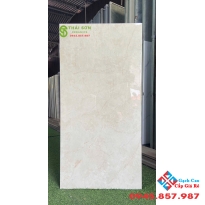 Gạch ấn độ 60x120 lát nền vân đá vàng kem cao cấp