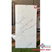 Gạch lót nền nhập khẩu cao cấp 60x120 đá mờ vân trắng mây tại kiên giang