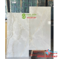 Gạch ốp tường ấn độ 80x160 vân đá siêu bóng