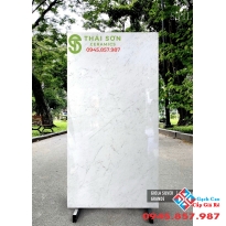Gạch ốp lát nhập khẩu 80x160 vân trắng đá bóng kiếng