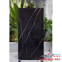 Gạch ấn độ 80x160 đen vân trắng