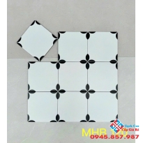 Gạch bông trắng 20x20 lát nền cao cấp