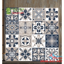 Gạch ốp tường bông hoa văn 60x60 matt hiệu ứng