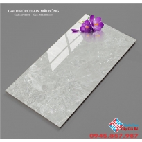 Gạch bóng kiếng vân đá xám 40x80 nhập khẩu cao cấp