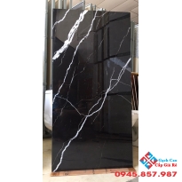 Gạch nhập khẩu ấn độ 60x120 đen vân trắng