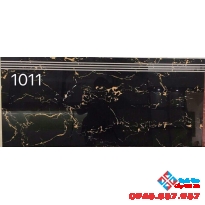 Gạch lót cầu thang đẹp 47x100 đen vân cam