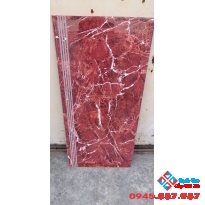 Gạch lót cầu thang mới nhất 47x100 đỏ vân trắng