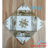 Gạch điểm 30x30 nhũ vàng cao cấp