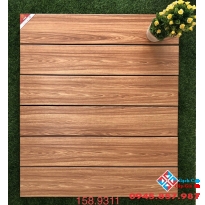 Gạch giả gỗ 15x80 màu gỗ đỏ giá rẻ