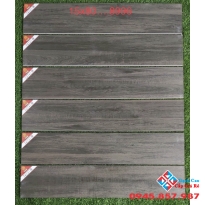 Gạch granite giả gỗ 15x80 vân gỗ nâu đen