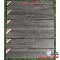 Gạch granite giả gỗ 15x80 vân gỗ nâu đen
