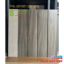 Gạch giả gỗ 20x100 trung quốc lát nền màu xám nâu trầm 