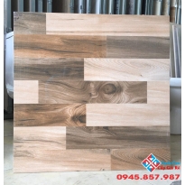Gạch lát nền vân gỗ 60x60 bóng kiếng
