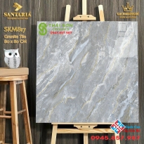 Gạch lát nền bóng kiếng khắc kim cao cấp 800x800 tại Bình Thuận