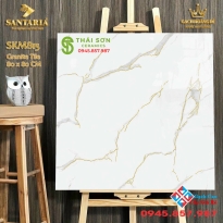 Gạch lát nền cao cấp 80x80 khắc kim vàng tại Tiền Giang đẹp nhất