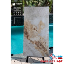 Gạch bóng kính 600x1200 vân đá tự nhiên lát nền cao cấp