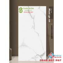 Gạch lát nền 60x120 trắng vân đá bóng kiếng ấn độ