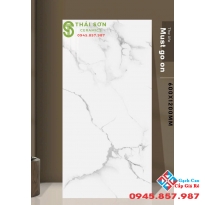 Gạch lát nền 60x120 bóng kiếng ấn độ trắng vân 
