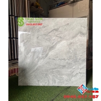 Gạch ốp lát bóng kiếng khổ 100x100 vân đá xám cao cấp
