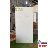 Gạch nhập khẩu bóng kiếng lát nền 60x120 vân mây trắng