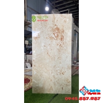 Gạch lát nền bóng kiếng vân đá vàng 60x120 ấn độ