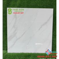 Gạch 80x80 ấn độ lát nền trắng vân đá