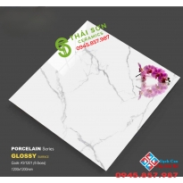 Gạch nhập khẩu 120x120 trắng bóng kiếng KV1201