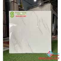 Gạch trung quốc 80x80 khắc kim vân trắng đá đồng chất