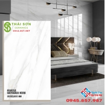 Gạch lát nền 80x160 bóng kiếng ấn độ trắng vân mây giá rẻ