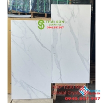 Gạch lát nền ấn độ 60x120 trắng vân matt mờ giá rẻ