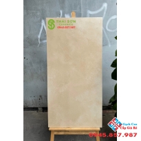 Gạch lát nền hiệu ứng caving 60x120 ấn độ kem vân vàng