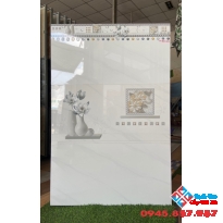 Gạch trắng vân mây bóng kiếng 40x80