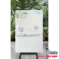 Gạch ốp tường 30x60 hà thanh bóng kiếng trắng mây nhẹ