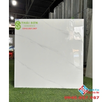 Gạch Takao bóng kính 80x80 lát nền màu trắng vân đá