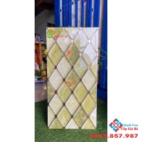 Gạch khắc kim vàng 30x60 trang trí cao cấp tại Q5