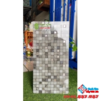 Gạch mosai mạ bạc trang trí 30x60 bóng kiếng cao cấp Q12