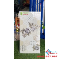 Gạch ốp tường trang trí nhũ vàng 30x60 hoa văn mới