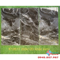 Gạch trung quốc 60x120 xám ánh kim vàng