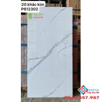 Gạch khắc kim trung quốc trắng mây 60x120 cao cấp Tiền Giang