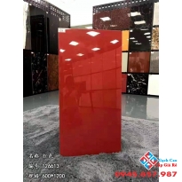 Gạch granite bóng kiếng 60x120 đỏ trơn nhập khẩu