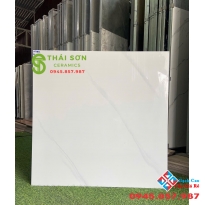 Gạch 80x80 vitto lát nền bóng kiếng màu trắng vân