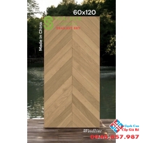 Gạch xương cá vân gỗ 60x120 lát nền matt mờ