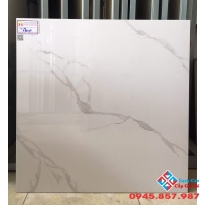 Đá lát nền 80x80 trắng mây ý mỹ 88007