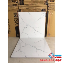 Đá bóng kiếng 80x80 trắng vân mây á mỹ